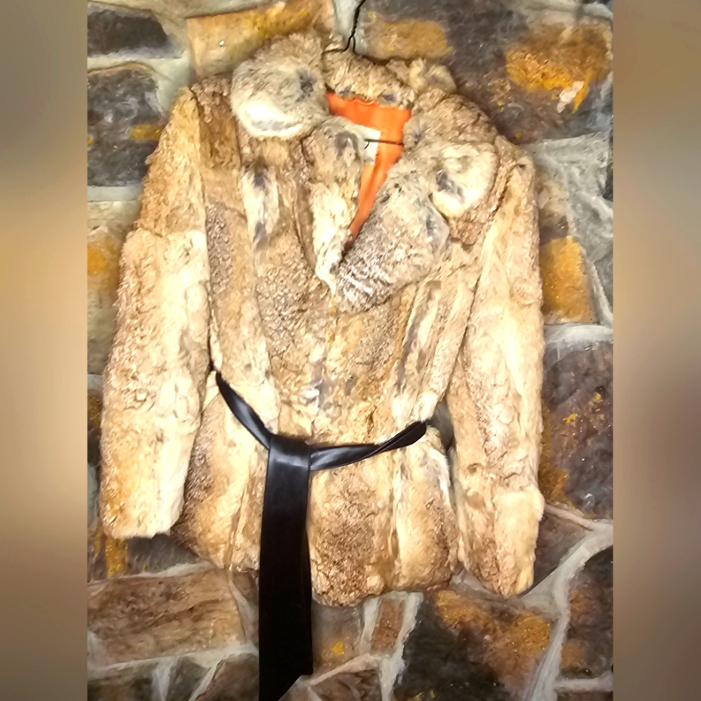 1985 ladies rabbit fur jacket